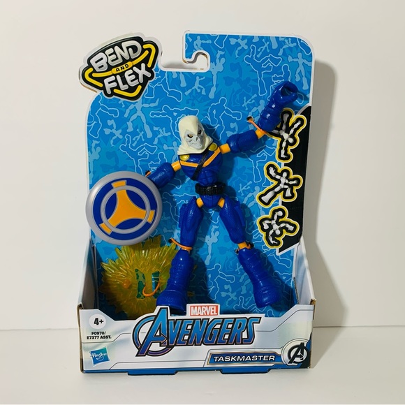 🆕 The Avengers Marvel Bend And Flex Taskmaster 6-Inch Action Figure & Accessory - Picture 5 of 5
